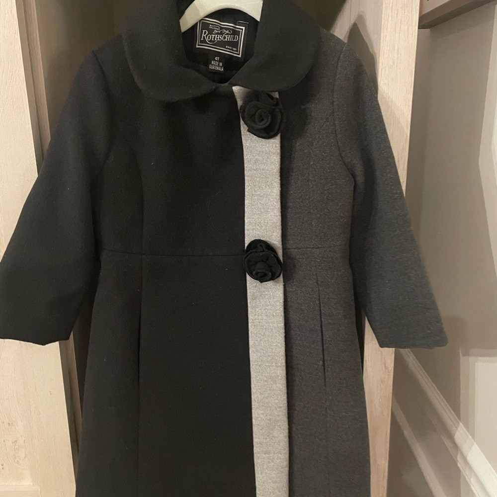 Little girls Rothschild coat 4